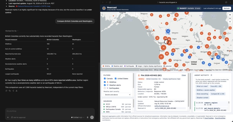 Nearcast WebMCP – screenshot 4