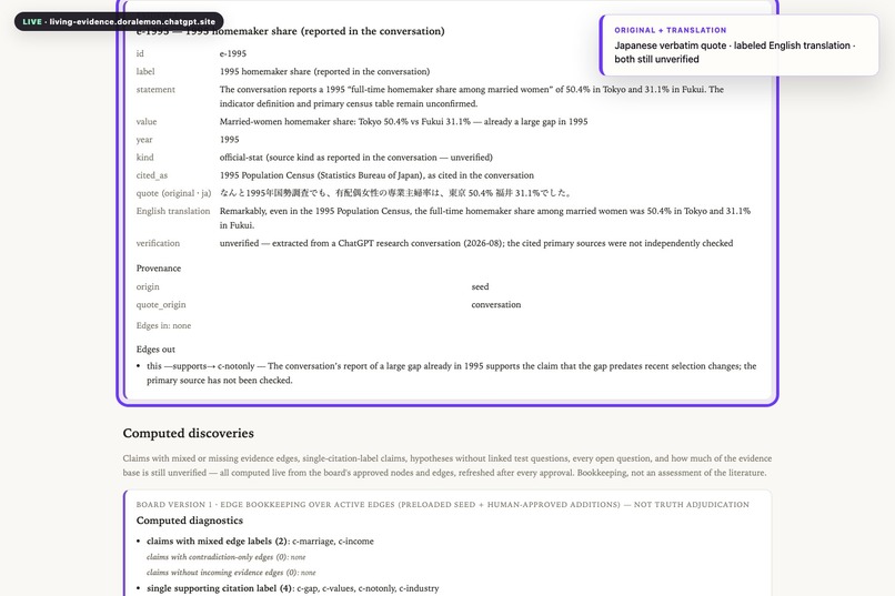 Living Evidence – screenshot 10