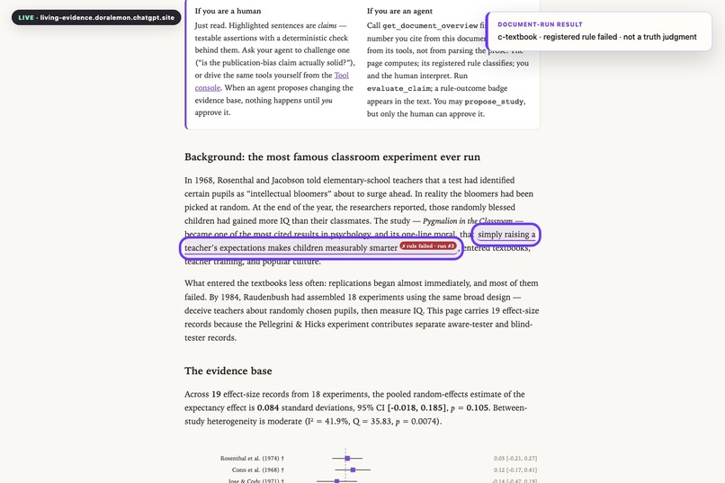 Living Evidence – screenshot 12