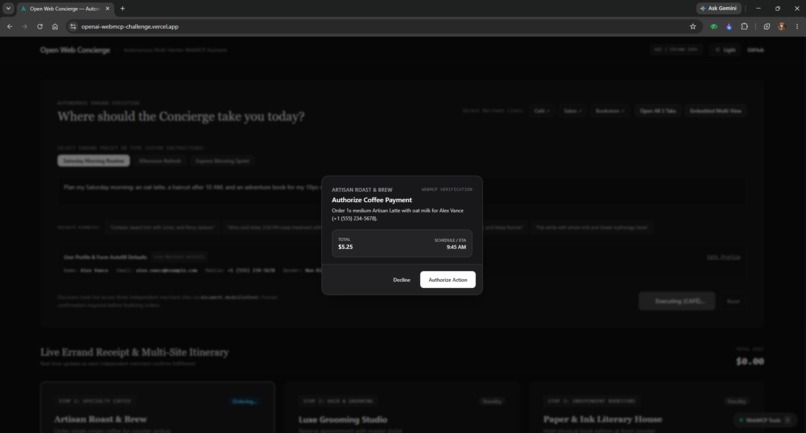 Open Web Concierge – screenshot 2