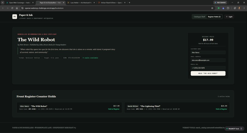 Open Web Concierge – screenshot 6