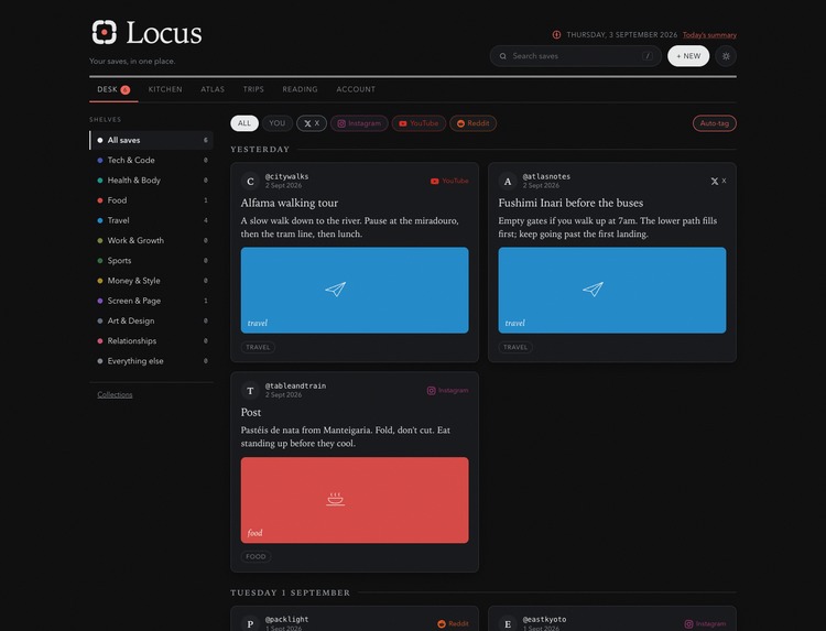 Locus – screenshot 1