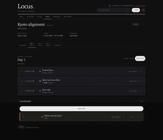 Locus – screenshot 2