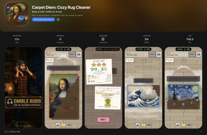 Carpet Diem: Cozy Rug Cleaner – screenshot 1