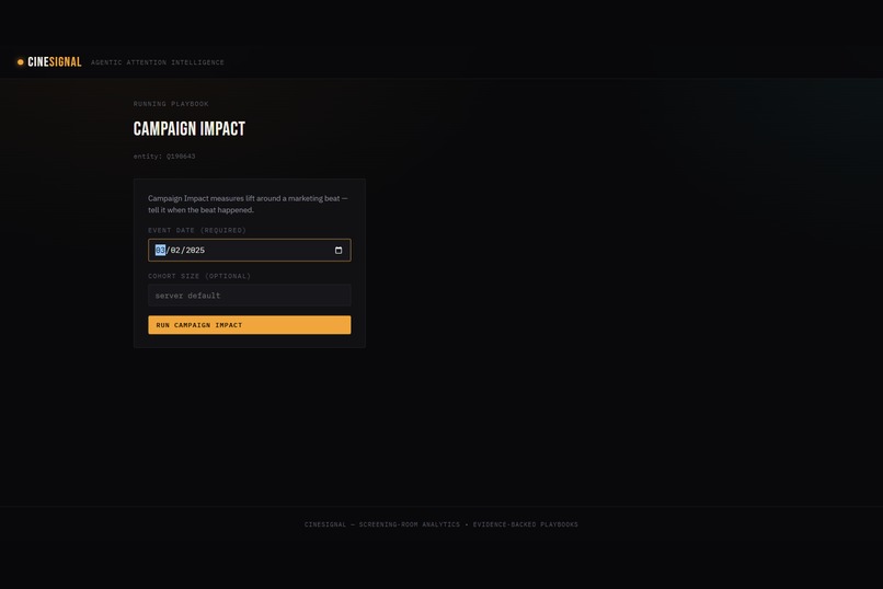 CineSignal – screenshot 1