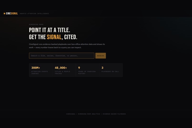 CineSignal – screenshot 3