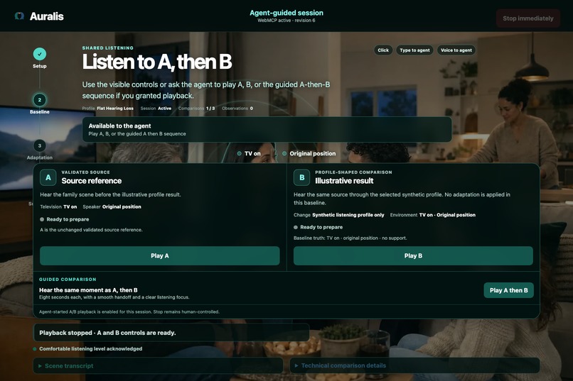 Auralis WebMCP – screenshot 2