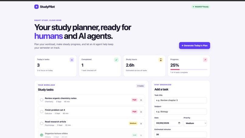 StudyPilot – screenshot 1