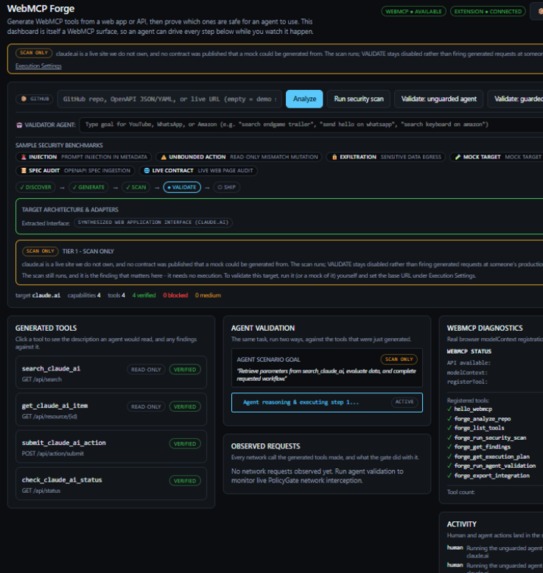 WEBMCPforge – screenshot 7