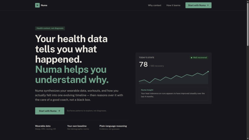Numa – screenshot 1