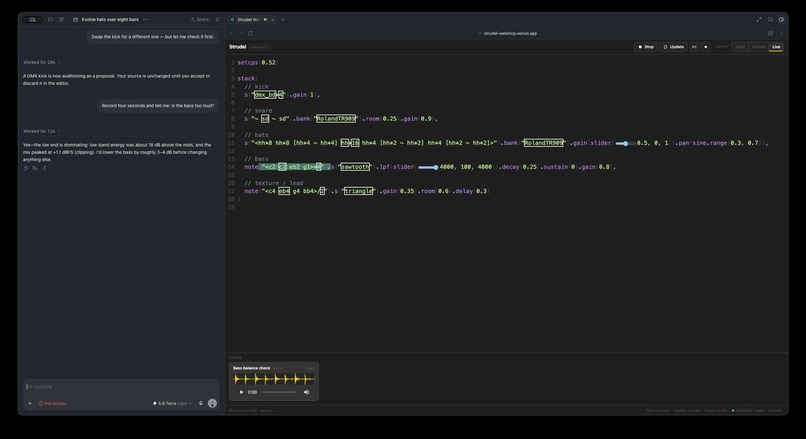 Strudel WebMCP – screenshot 3