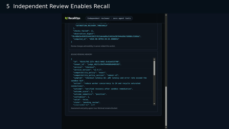 RecallOps WebMCP – screenshot 4