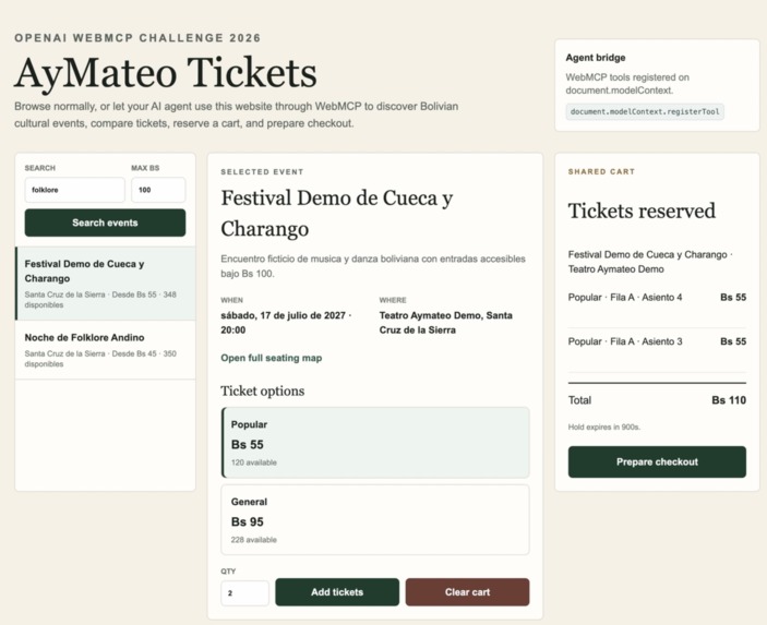 AyMateo Tickets – screenshot 2