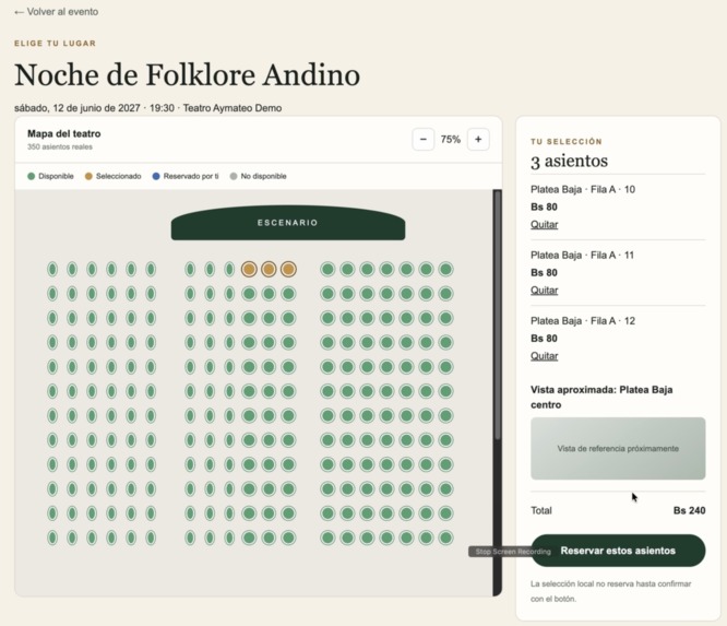 AyMateo Tickets – screenshot 4