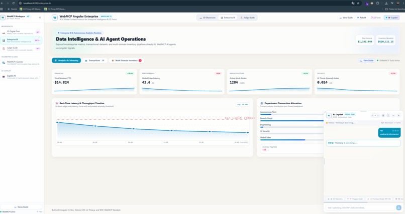 WebMCP Angular KIT tool – screenshot 1