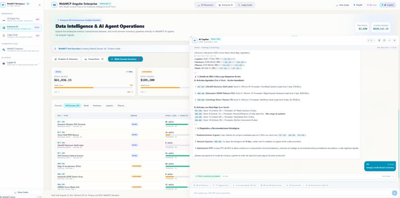 WebMCP Angular KIT tool – screenshot 2