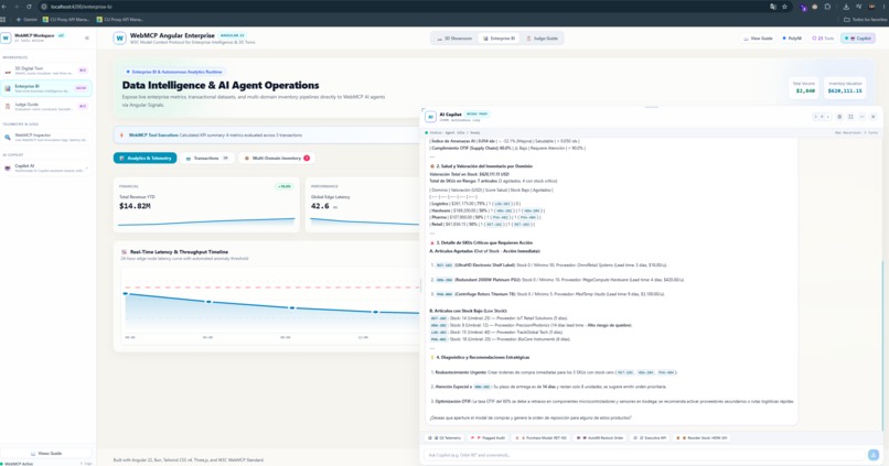 WebMCP Angular KIT tool – screenshot 6