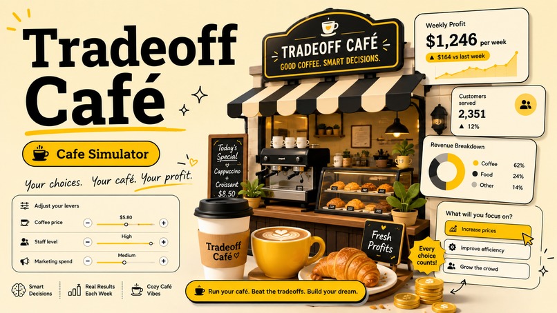 Tradeoff Cafe Simulator – screenshot 1