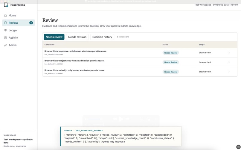 Proofpress – screenshot 4