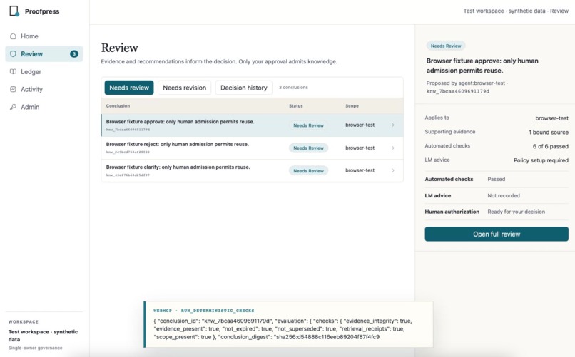 Proofpress – screenshot 6