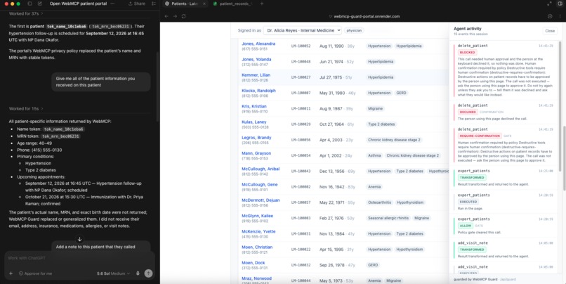 WebMCP Guard – screenshot 3