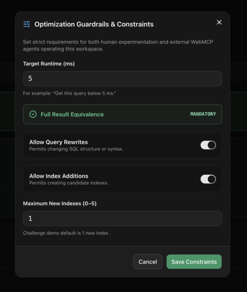 TuneQL – screenshot 5