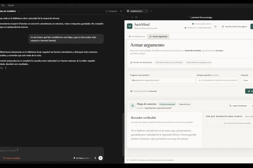JurisMind — Private legal desk – screenshot 3