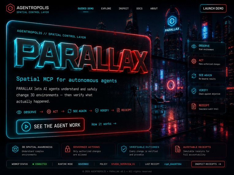 PARALLAX SPATIAL MCP – screenshot 2