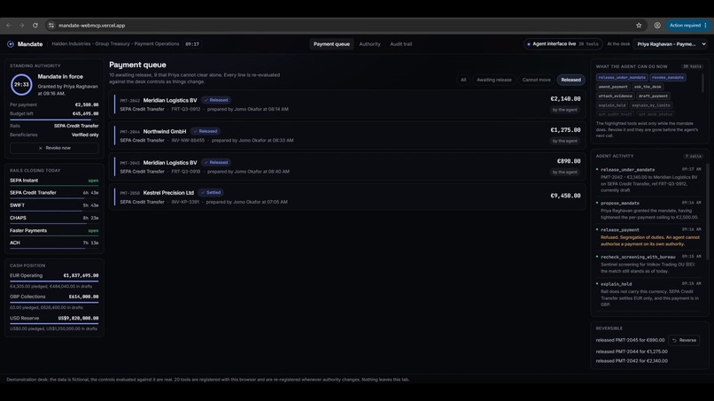 Mandate – screenshot 1