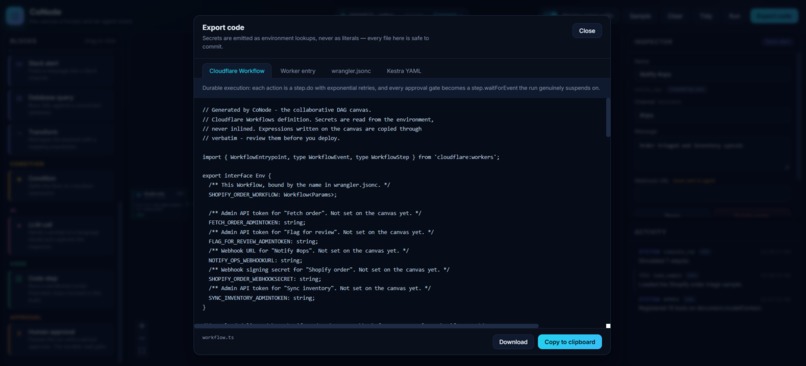 CoNode - Visual Workflow Builder – screenshot 4