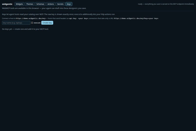WIDGENTIC – screenshot 3