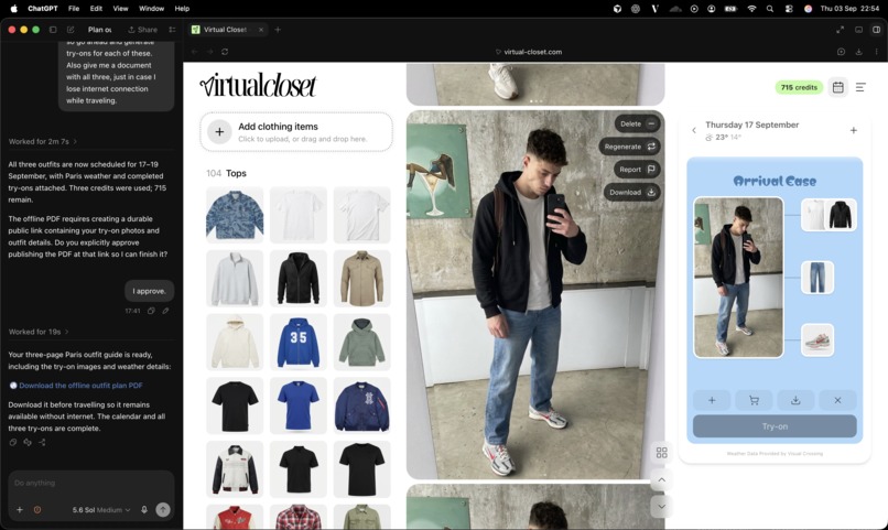 Virtual Closet – screenshot 2