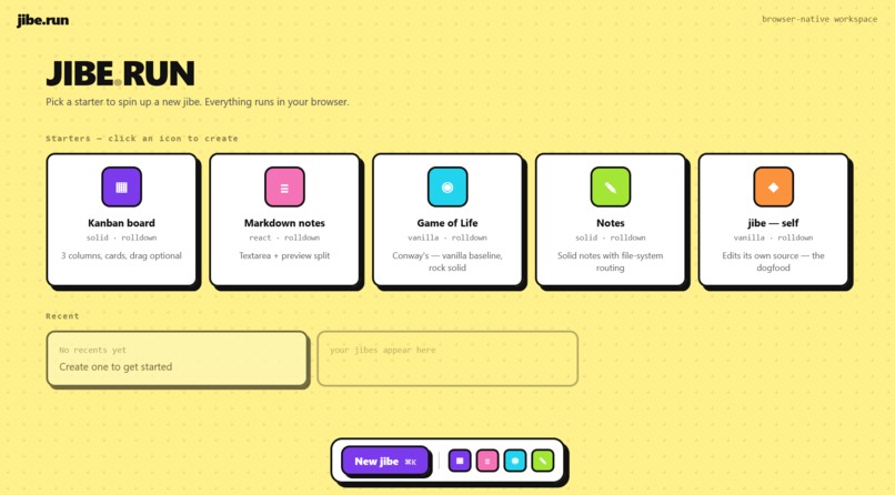 Jibe – screenshot 1