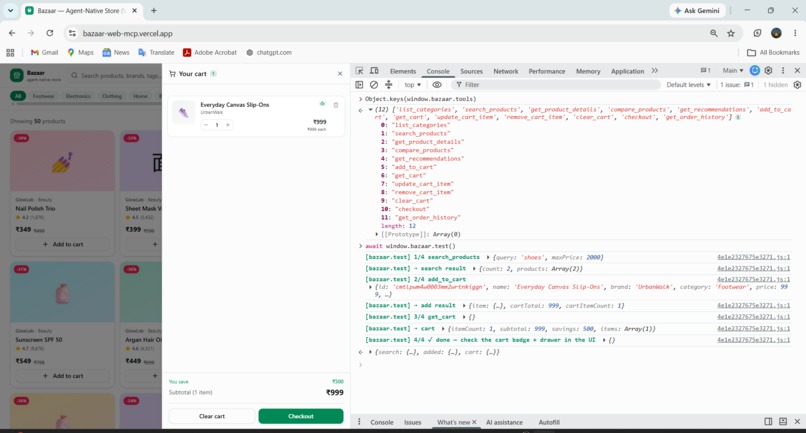 Bazaar — Agent-Native Store – screenshot 3