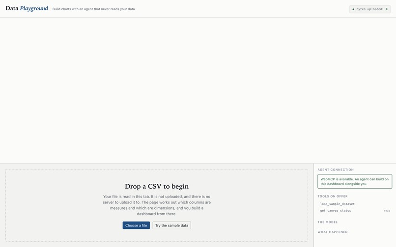 Data Playground – screenshot 1