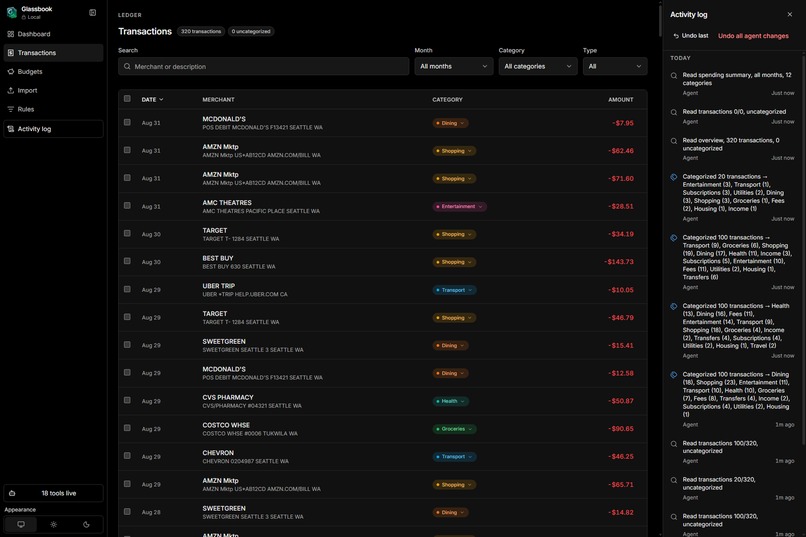 Glassbook – screenshot 3