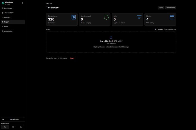 Glassbook – screenshot 5