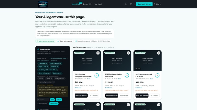 MatchRV – screenshot 6