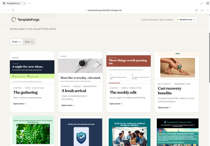 TemplateForge – screenshot 4