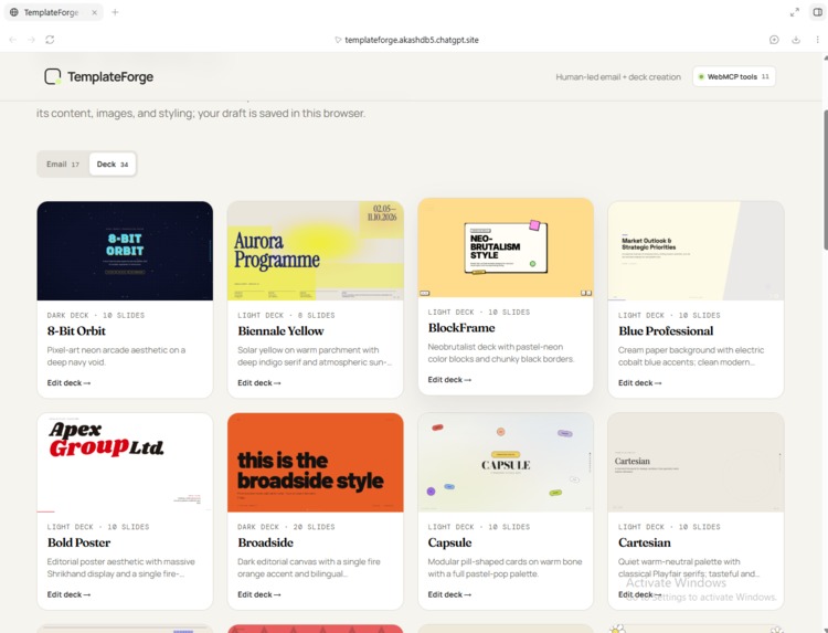 TemplateForge – screenshot 3