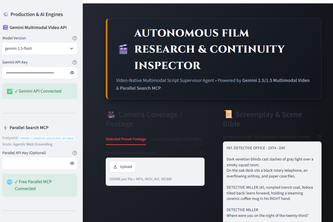 Autonomous Film Research & Continuity Inspector