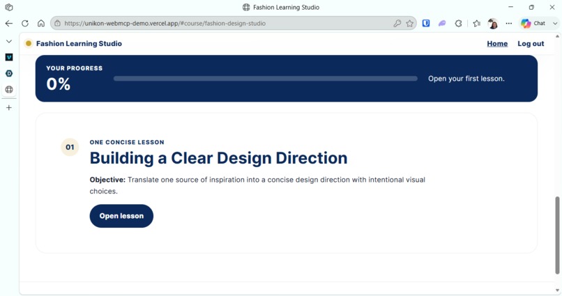 Fashion Learning Studio – screenshot 1