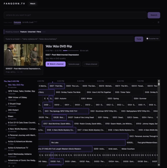 Fangorn.tv – screenshot 1