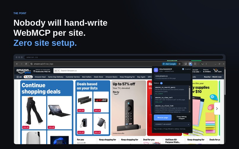 Site2WebMCP – screenshot 2