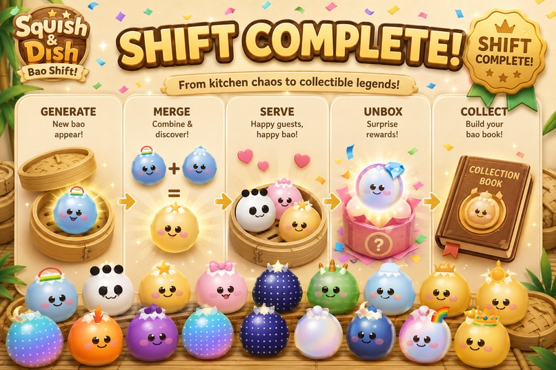 Squish & Dish Mystery Merge – screenshot 15