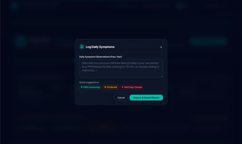 Concussion Recovery Clearance Tracker – screenshot 1