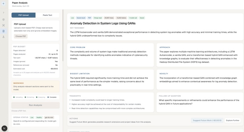 research-intelligence-platform – screenshot 2
