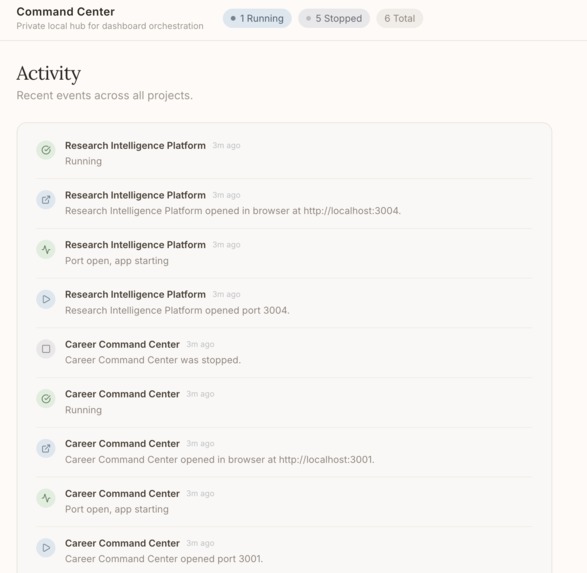 Command Center – screenshot 2