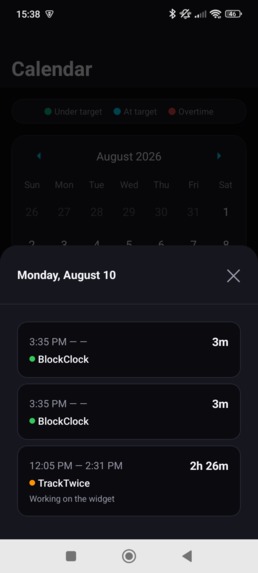 TrackTwice – screenshot 9