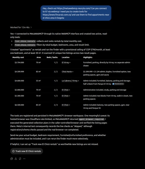 MetaWebMCP – screenshot 1